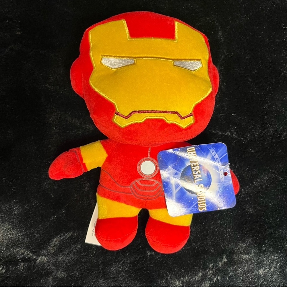 Marvel Iron Man Plush Toy 9” - Red and Yellow Universal Studios New